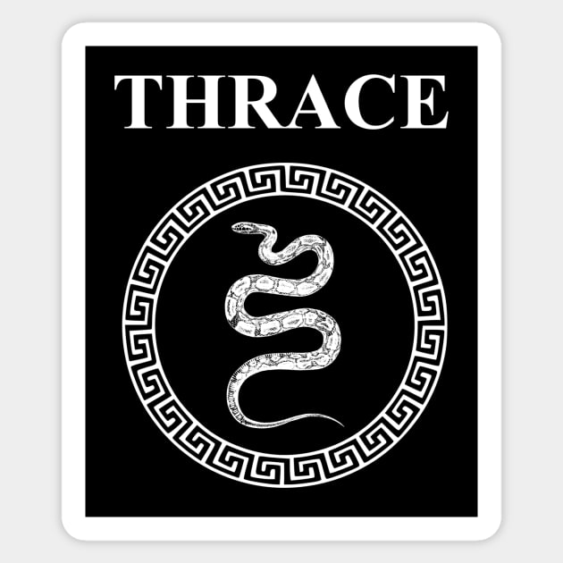 Thrace Ancient Thracian Symbol Sticker by AgemaApparel